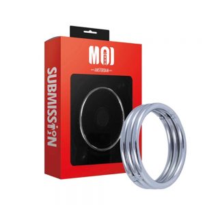 Mr. Triplet 50 | Stainless Steel Cock Ring - ¯ 50 mm. BONERRINGS Stainless Steel MOI Submission