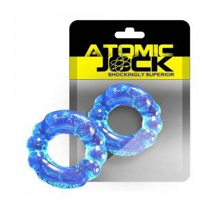 [TPR] The 6-Pack Cockring Super Stretchy Ice Blue BONERRINGS TPE | TPR Oxballs