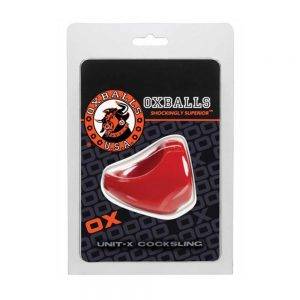 [TPR] Unit-X Cocksling Red BONERRINGS TPE | TPR Oxballs