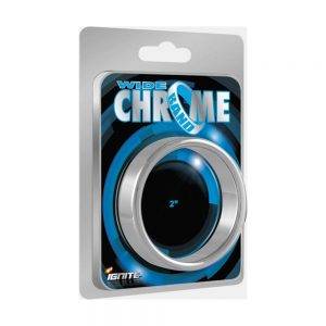 Wide Chrome Band Ring 40 mm. (1.50 inch) BONERRINGS (Chromed) steel Ignite